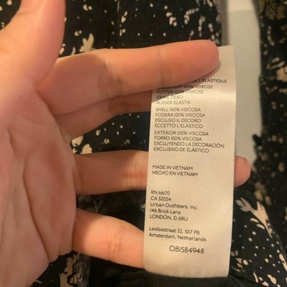 Free People Tess Mini Dress in Black Combo - Picture 6 of 7